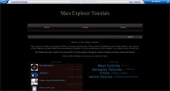 Desktop Screenshot of marsexplorertutorials.plexpedia.com