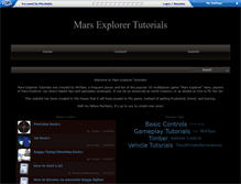 Tablet Screenshot of marsexplorertutorials.plexpedia.com