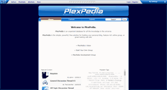 Desktop Screenshot of plexpedia.com